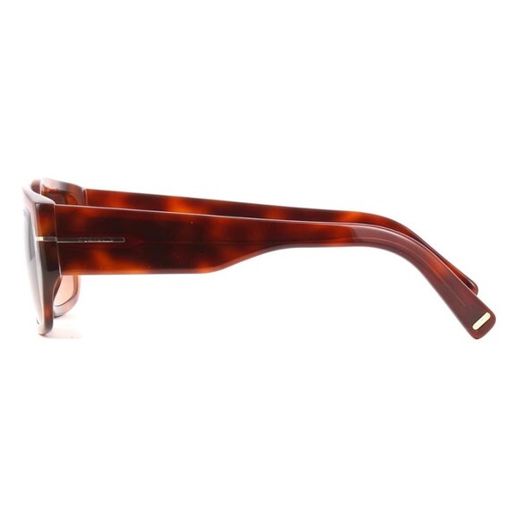 New TOM FORD Silvano-02 Havana Square FT0989/S 53T Sunglasses Women - Picture 3 of 5